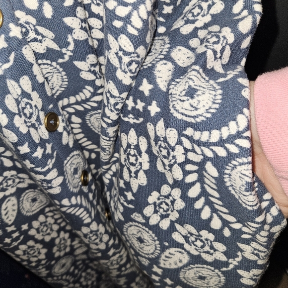 LulaRoe Womans Blue/White Button Up Dress Size 2xl - Picture 10 of 12